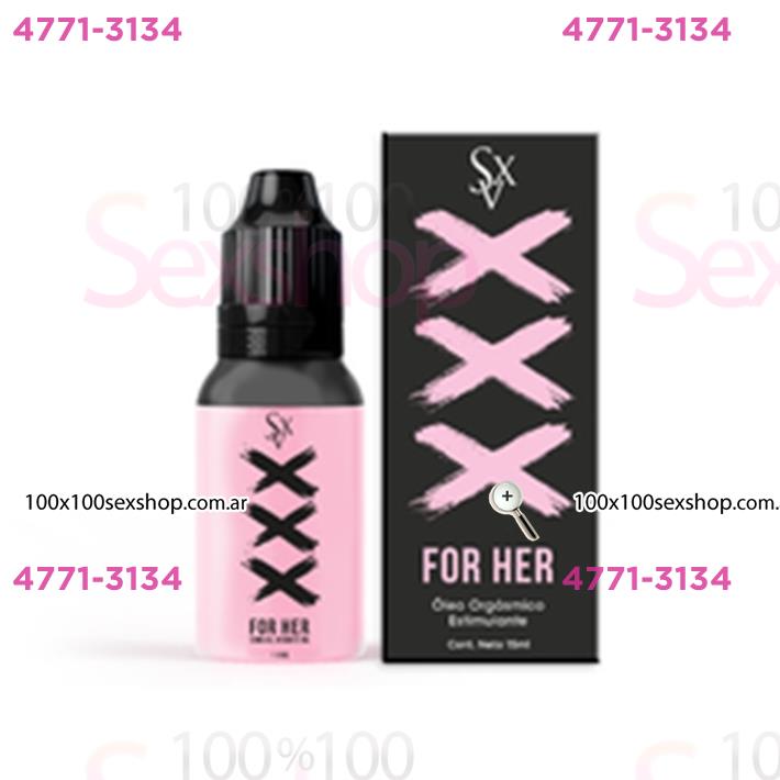 Cód: CA CR XXX - Aceite Estimulante XXX for her 15ml - $ 12500